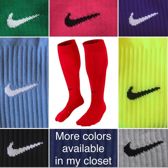 NIKE Dri-Fit knee high soccer socks NWT blue L - Picture 7 of 7